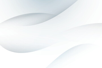 Poster - Abstract white background with flowing shapes and subtle gradients creating a minimalist design isolated on transparent background