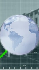 Poster - Animation emphasizes circular grids in a global business and digital interface concept.