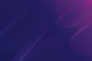Poster - Abstract background with flowing lines and a gradient of purple and blue creating a modern feel isolated on transparent background