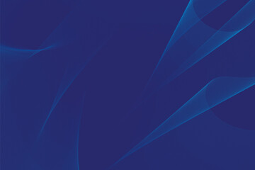 Aufkleber - Abstract dark blue background with light blue flowing lines and subtle curved shapes design element isolated on transparent background