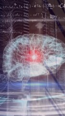 Poster - Animation of data processing over brain