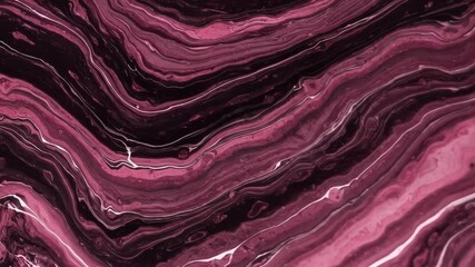 Poster - A swirling abstract background features pink and purple marble patterns with delicate white veining creating a fluid texture