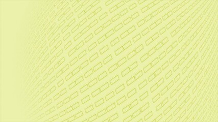 Yellow color diagonally  moving square shapes 3d design loop able geometrical background