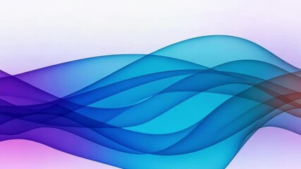 Poster - A vibrant abstract background features flowing waves of blue, purple, red, orange, and yellow hues creating a dynamic and colorful design