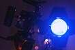 © blackday - rofessional Camera Rig in Studio with Blue Stage Lighting