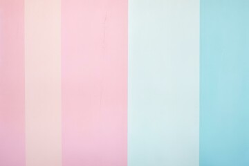 Poster - Soft pastel stripes form a calming vertical gradient
