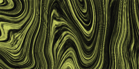 Aufkleber - Abstract artistic flowing liquid paint texture creating a marbled design with wavy streaks in shades of green and black suitable for various backgrounds.