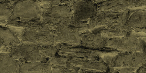 Aufkleber - Aged brick wall texture with a sepia tone showing a weathered grunge surface for background design elements and creative projects