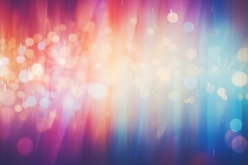 Poster - Dynamic blend of colorful lights and bokeh for creative backgrounds