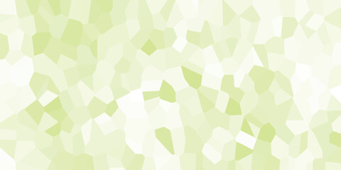 Aufkleber - Geometric green mosaic design featuring a gradient of light green and white shades with irregular polygon shapes for modern visual appeal