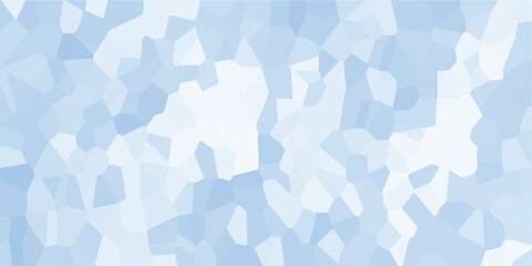 Aufkleber - Light blue geometric mosaic pattern design with varying shades and tones suitable for digital applications and creative projects