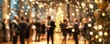 © krissikunterbunt - blurred shining background business people at christmas party