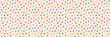 © ✦ Bizarre Factory ✦ - Colorful dot confetti pattern on cream background. Seamless vector texture for wrapping paper, fabric, packaging, prints, kids decor. Playful and bright. Drag to swatches panel to use