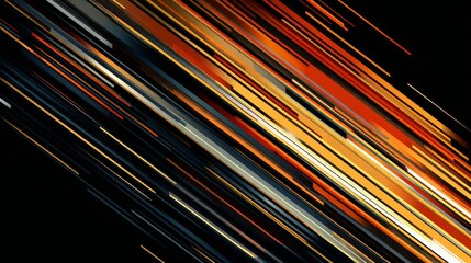 Aufkleber - Abstract colorful light lines vector background with vibrant glowing streaks forming dynamic flowing shapes and smooth gradients, ideal for modern digital and creative design projects