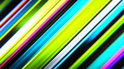 Aufkleber - Abstract colorful light lines vector background with vibrant glowing streaks forming dynamic flowing shapes and smooth gradients, ideal for modern digital and creative design projects