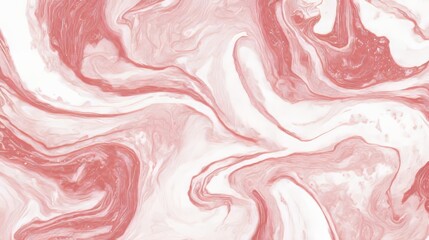 Poster - Seamless pink marble acrylic swirl pattern with soft watercolor texture, ice cream inspired pastel background design, elegant vector illustration for creative surface decoration