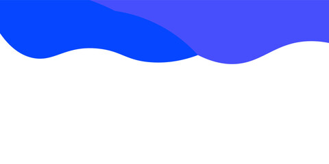 Poster - modern wave divider shape vector illustration Separator, header.