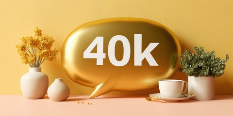 Poster - Modern Professional Corporate Communication with 401K Speech Bubble Premium Financial Discussion for Millennial Employee Benefits Marketing Content