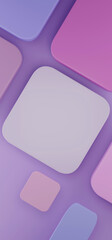 Poster - Data cube, abstract cubic structure. Symbol of technology, research and digital architecture