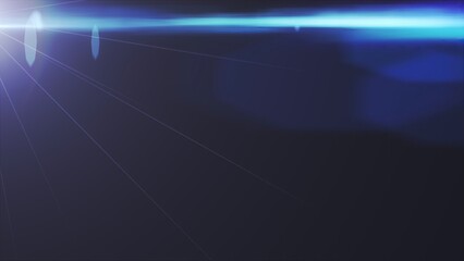 Poster - Optical lens flare effect. Computer generated 3d render
