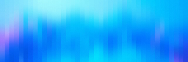 Fototapete - Cool cyan blue gradient background with abstract ribbed glass texture, soft wave blur, and vibrant digital effect for technology, wallpaper, banner, fashion, poster, fluid prism light