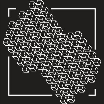 Modern geometric abstract background