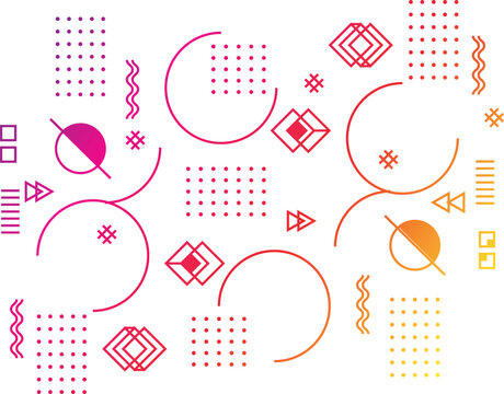 Modern geometric abstract background