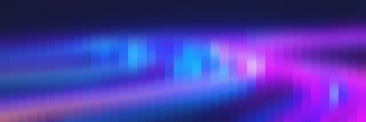 Fototapete - Blue purple abstract gradient background with blurred neon glow, smooth vertical soft stripes, digital art fluid texture for modern web, design, banner, vibrant prism light aesthetic
