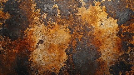 Aufkleber - Abstract Background with Striking Combination of Black and Gold Hues
