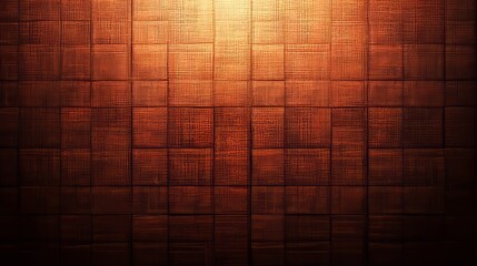 Aufkleber - Abstract background with square tiles texture in warm tones, minimalist design suitable for various creative projects or wall decoration