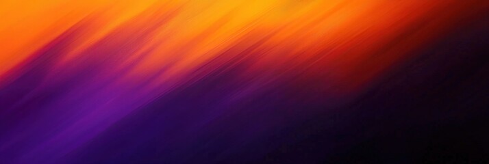 Poster - A rich blend of vibrant orange and purple gradients creates a mesmerizing abstract background. The colors transition smoothly, evoking feelings of twilight serenity