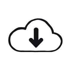 Poster - cloud computing icon