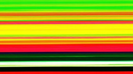 Poster - Abstract horizontal lines of vibrant colors