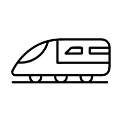 Poster - Find high speed train vector illustration, bullet train, modern train, transportation, travel icon art