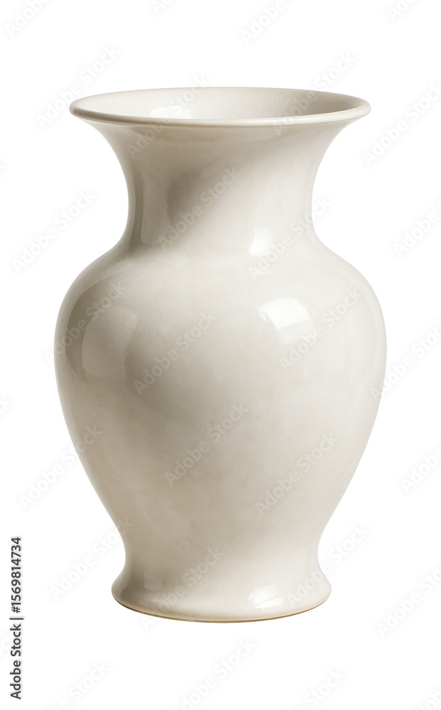 A ceramic vase with a wide, flaring rim, ideal for a garden room to display large blossoms.