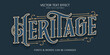 © wintoko - Heritage editable text effect, Victorian text style