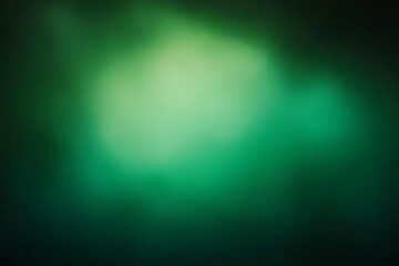 Wall Mural - abstract green gradient background with soft light and dark vignette