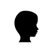 © arum - Simple Human Profile Icon – Mental Health, Brain, and AI Illustration Vector