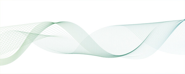 Fototapete - Abstract Flowing lines wave Halftone texture Curve shape on white background. 3D vector wave lines with gradients.geometric connection lines.Used for banner, brochure, science, website, corporate, 