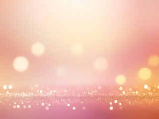 Poster - Elegant pastel abstract background with shimmering bokeh, soft gradient colors, glittery texture, and smooth surface design, AI