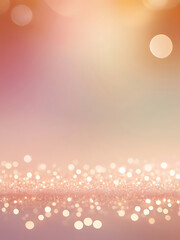 Poster - Elegant pastel abstract background with shimmering bokeh, soft gradient colors, glittery texture, and smooth surface design, AI