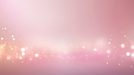 Poster - Abstract Elegant soft pink background with glowing bokeh lights, smooth wave patterns, pastel tones, and gentle gradients for romantic, dreamy, modern and aesthetic design, ai
