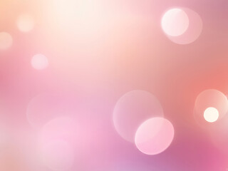 Poster - Abstract Elegant soft pink background with glowing bokeh lights, smooth wave patterns, pastel tones, and gentle gradients for romantic, dreamy, modern and aesthetic design, ai
