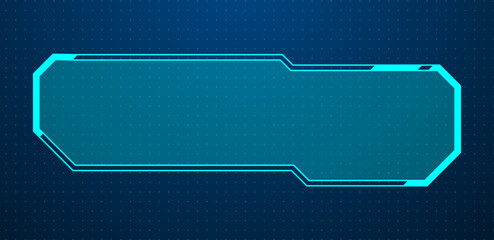 Leinwandbilder - Lower third futuristic vector illustration