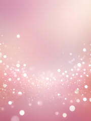 Poster - Abstract Elegant soft pink background with glowing bokeh lights, smooth wave patterns, pastel tones, and gentle gradients for romantic, dreamy, modern and aesthetic design, ai