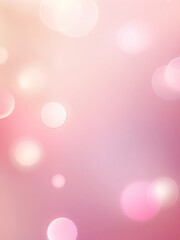 Poster - Abstract Elegant soft pink background with glowing bokeh lights, smooth wave patterns, pastel tones, and gentle gradients for romantic, dreamy, modern and aesthetic design, ai
