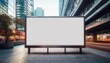 © Brittany - billboard mockup city outdoor poster blank street ad sign digital mock billboard mockup city horizontal wall background ooh brand stand signboard subway urban panel screen banner empty wide psd light
