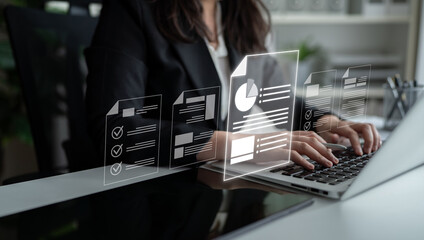 Poster - Cloud-based document systems improve access, security, and workflow, enabling paperless, productive online file and document management. Latch