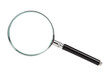 © James - Isolated Classic Magnifying Glass with Black Handle