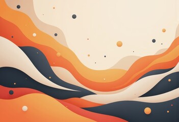 Fototapete - Abstract artistic movement with gestural energy and vibrant colors